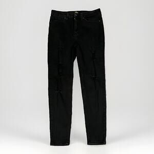 Skinny Fries Denim Junior's Jeans Black Size 11 28X26 Straight